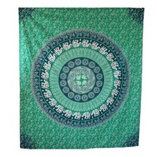Beautiful green Hippie Mandala Tapestry