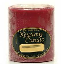 Raspberry Cream 3x3 Pillar Candles