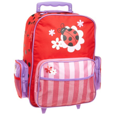 Amazon.com: Stephen Joseph Girls 2-6X Rolling Luggage, Ladybug, One Size: Clothing