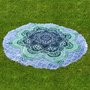 Classy flower printed round...