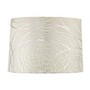 White with Silver Circles Drum Shade 15x16x11 (Spider)