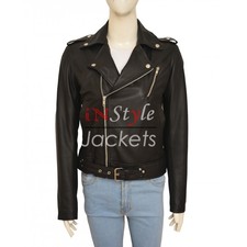Kim Kardashian Stylish Leather Jacket