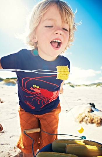 Mini Boden T-Shirt & Drawst...