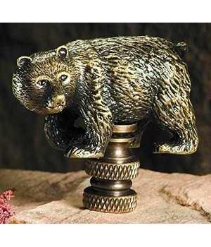 Walking Bear Finial Antique...