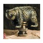 Walking Bear Finial Antique Metal B356A