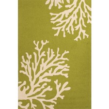 Jaipur Rugs Grant Bough Out GD49 Green-Ivory 