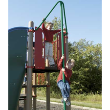 Firepole lets kids climb up and slide down as fast as they'd like for super playground fun