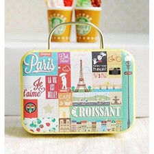 1/6 Barbie Blythe Size Tower Doll Dollhouse Miniature Toy Trunk Box Suitcase Luggage Traveling Case