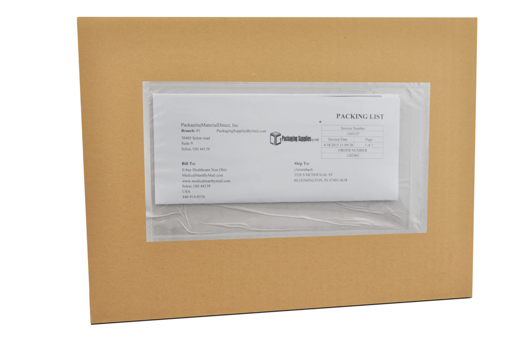 Re-Closable Packing List