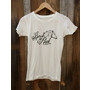 Bandit Brand - Born to Run Tee in White/Black Ink $39 - Show Pony Boutique