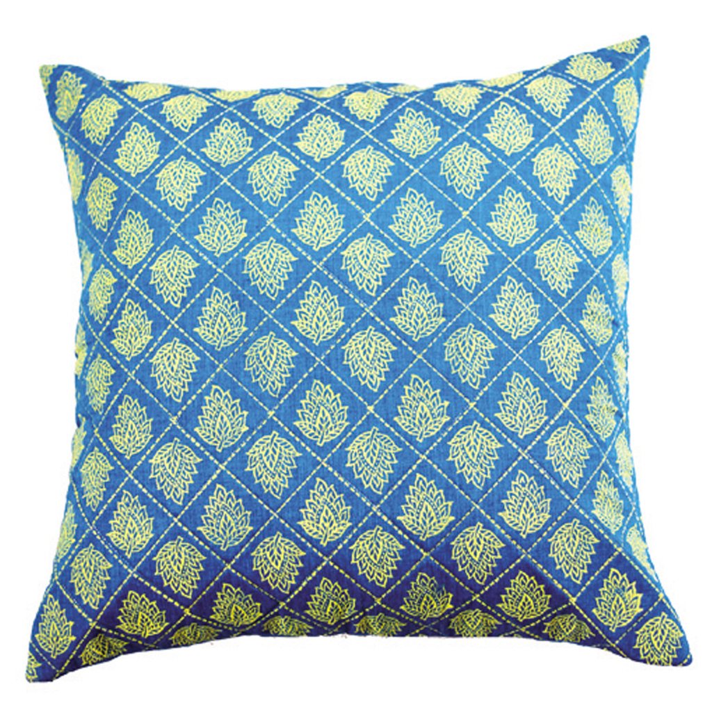 Dhaani Blue Bling Cushion C...