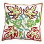 Dhaani Chinar Leaves Pattern Cushion Cover (Set of 2)
