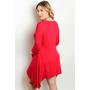 Crimson Knit Dress