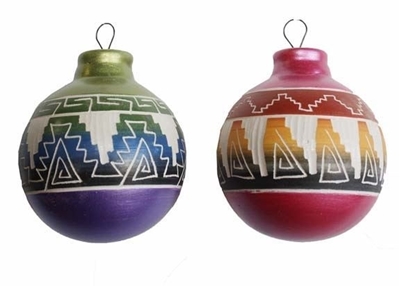 BRIGHTLY PAINTED ETCHWARE P...