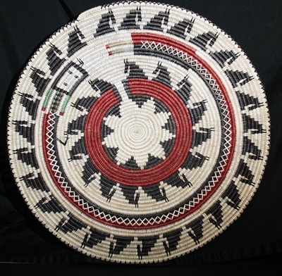 NAVAJO HORSE BASKET - Nativ...