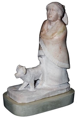 THE LADY AND DOG