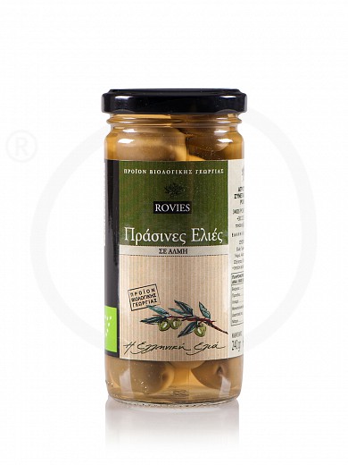 Βιολογικές πράσινες ελιές Ε...