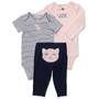 Carter's Baby Set, Baby Girls Turn Me Around 3-Piece I Love My Auntie Bodysuit, Cat Bodysuit and Pants - Kids - Macy's