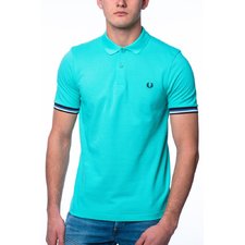 Fred Perry M8496 Striped Cuff Shirt Spearmint