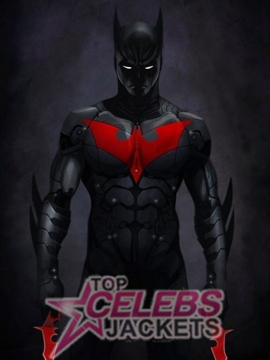 Batman Beyond Red Logo Leat...
