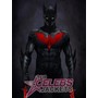 Batman Beyond Red Logo Leather Jacket