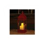 San Nicola Triple Led Candle Lantern, Red - 28.25 Tall