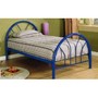 Coaster 2389N Contemporary Twin Bed, Blue