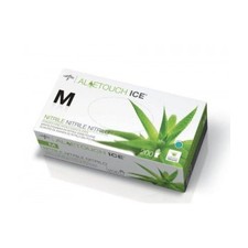 Aloetouch Ice Powder-Free Latex-Free Nitrile Exam Gloves,Green,X-Large, Qty 1800