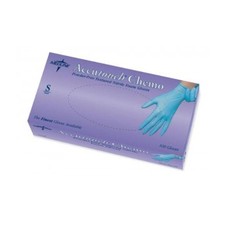 1 Box Of 100 Accutouch Powder-Free Latex-Free Nitrile Exam Gloves - Small