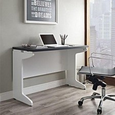 Altra Pursuit Bridge/Work Table, White/Gray