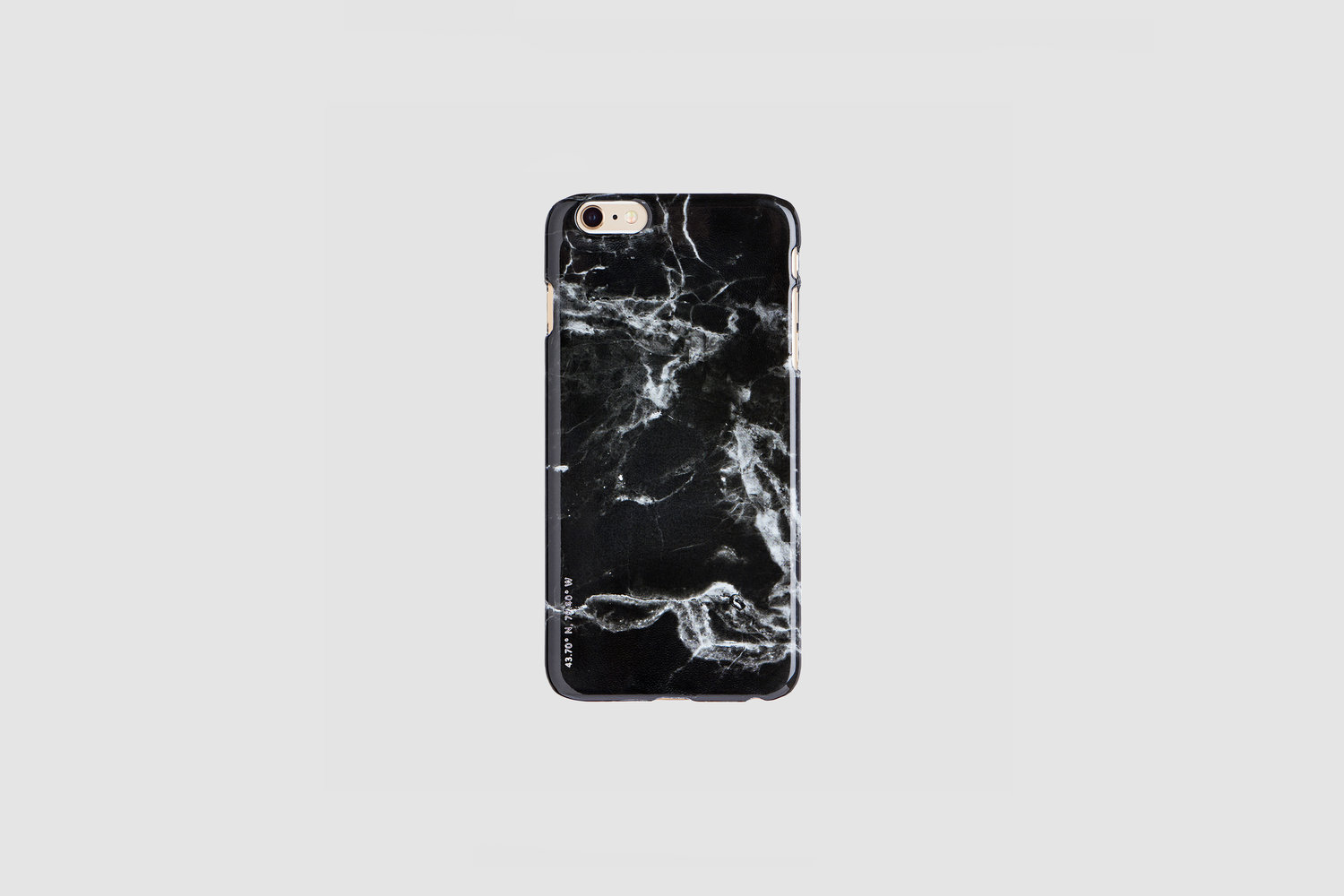 Polished Black Marble iPhon...