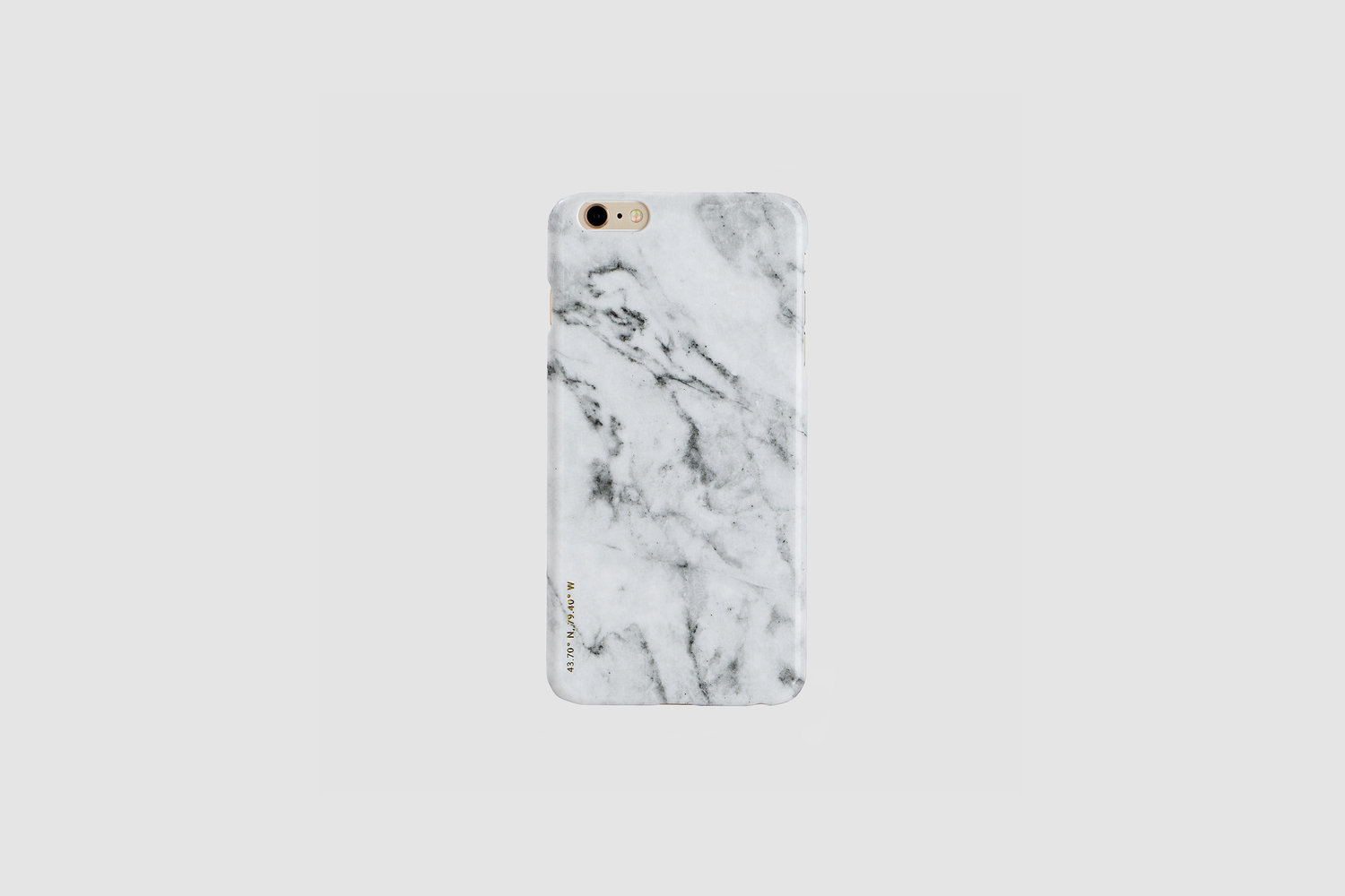 Polished White Marble iPhon...