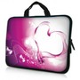 13.3 Pink Heart Pattern Laptop Sleeve with Hidden Handle / Bag / Carrying Case for Apple Macbook Pro, Macbook Air 13, Acer, Asus, Dell, Hp, Sony, and 12 13 13.3 Notebook