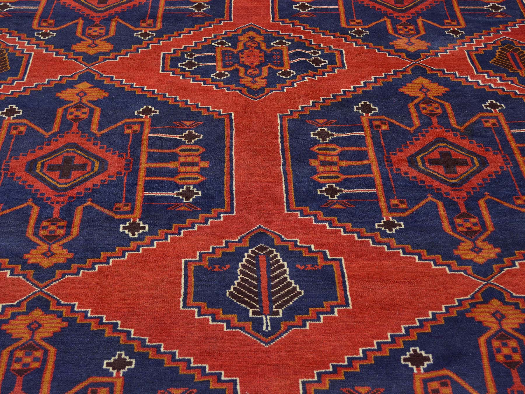 Buy 8' x 12' Red Geometric ...