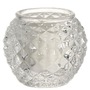 Chunky Glass Votive Cup Orb