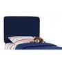 Aaron'S Full Kids Headboard By Skyline Furniture In Navy Cotton