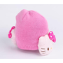 Hello Kitty Knit Beanie with Ear Warmers: Pink