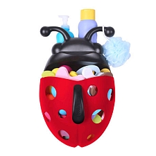 Boon Bug Pod (Red) - Bath Toy Scoop, Drain & Storage - Boon Inc. - Babies "R" Us