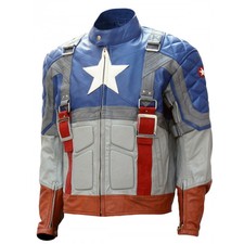 Captain America Leather Jacket | Leather Jacket Master