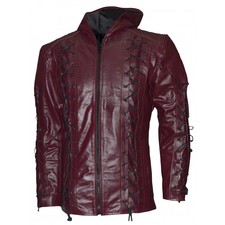 Arrow Season 3 Hoodie Leather Jacket | Leather Jacket Master
