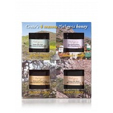 Μέλι Κρήτης «4 εποχές» "Μελίγυρις" 4x120g