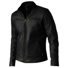 Lightweight Black Leather Jacket Men | Leather Jacket Master