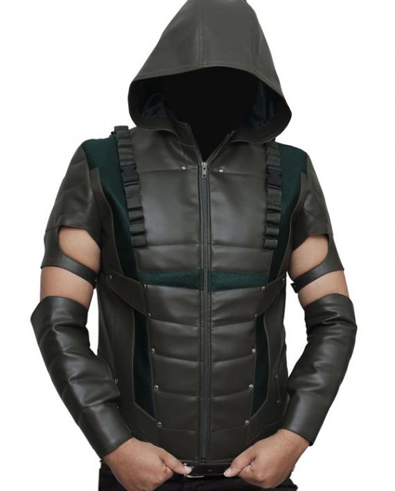 Oliver Queen Arrow Hooded C...
