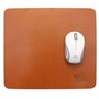 Ergonomic Genuine Leather Mouse Pads Desk Mats with Custom USA Flag Logo (Camel)