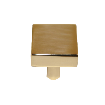 CLASSIC SQUARE KNOB - Brass...