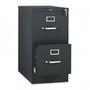 * 510 Series Two-Drawer Full-Suspension File, Letter, 29h x25d, Black