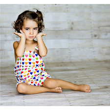 Shortall in Bright Hearts - Featured on Daily Candy Kids "Clothes that can take a tumble (dry)"