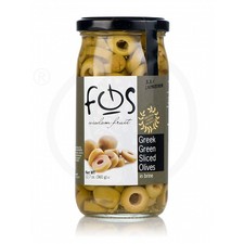 Πράσινες ελιές σε φέτες, Λακωνίας "Fos" 190g
