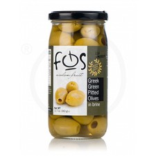Green pitted olives, Laconia "Fos" 190g