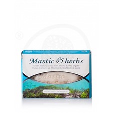 Φυσικό σαπούνι για κάθε τύπο δέρματος, με μαστίχα & φύκια, Χίου "Άνεμος" 125g 